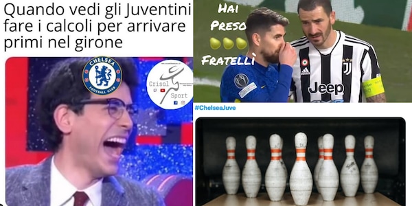 La Juve affonda contro il Chelsea e i social non perdonano