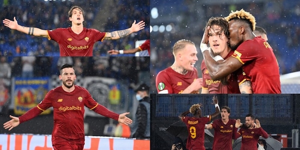 Doppio Abraham, Zaniolo-Perez show: la Roma dilaga, Zorya ko 4-0