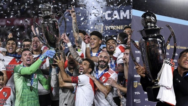 Argentina, River Plate campione: che festa in campo!