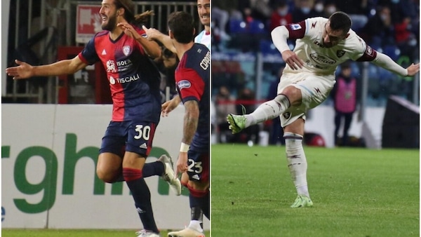 Pavoletti illude il Cagliari, Bonazzoli lo gela: 1-1 con la Salernitana