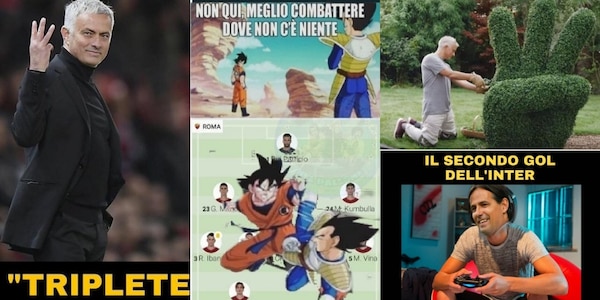 L'Inter batte la Roma e i social si scatenano: "Triplete"