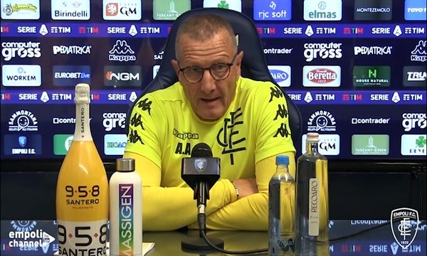 Andreazzoli al giornalista: "Non posso promuovermi da solo"