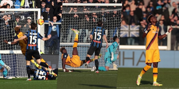 Atalanta-Roma, gol rocambolesco di Abraham dopo un minuto