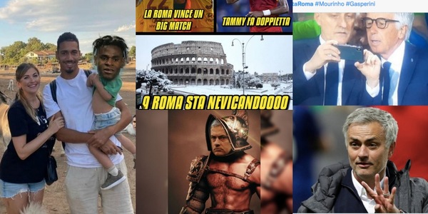 La Roma annienta l'Atalanta: i social si scatenano tra ironie e sfottò