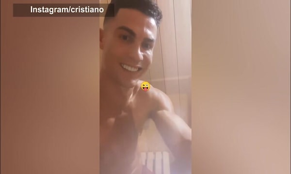 CR7, notte nella sauna