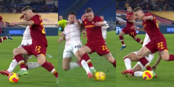 Zaniolo, l'intervento di Carboni durante Roma-Cagliari