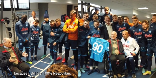 Luís Vinício, incontro da brividi con il Napoli: "Mi sento napoletano al 100%"