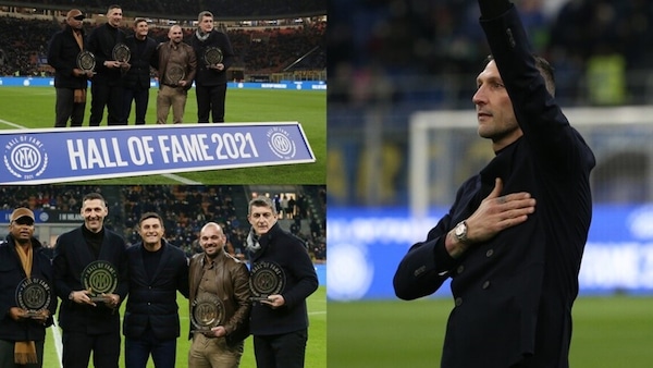 L'Inter celebra Eto'o, Materazzi, Sneijder e Pagliuca: sono nella Hall of Fame