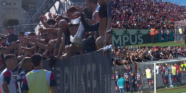 Cagliari ko in casa contro il Verona, scatta la contestazione: confronto giocatori-tifosi