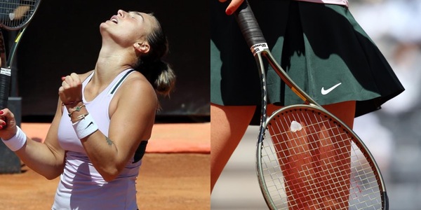 La Sabalenka ha un segreto: c'è un cuore sulla racchetta