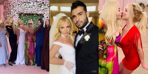 Britney Spears, matrimonio da favola e bacio con... Madonna!