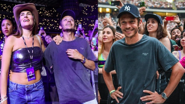 Valentino Rossi da Cremonini: sotto il palco con Francesca Sofia