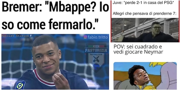 Juve, social scatenati dopo la sconfitta con il Psg