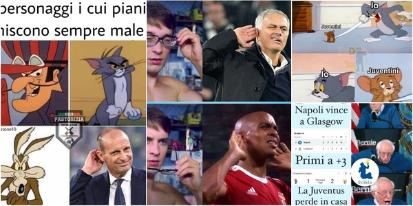 Juve, la sconfitta contro il Benfica fa scatenare i social!