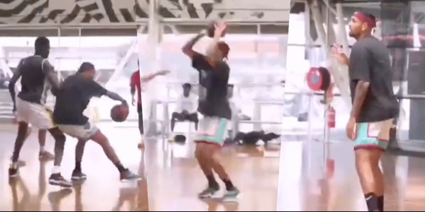 Kyrgios spettacolare a basket: infila bombe da tre a ripetizione