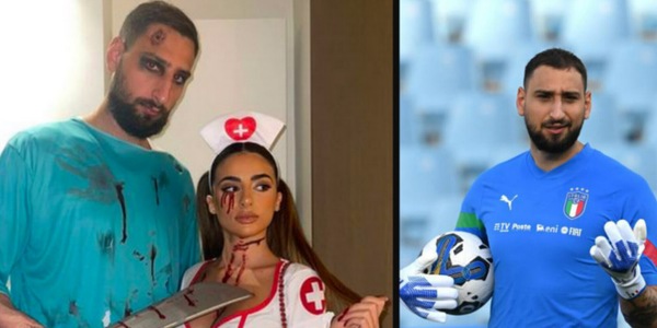 Donnarumma, incredibile travestimento per Halloween con la sua Alessia