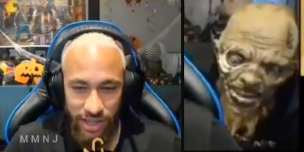 Neymar shock, il terrificante scherzo nella notte di Halloween