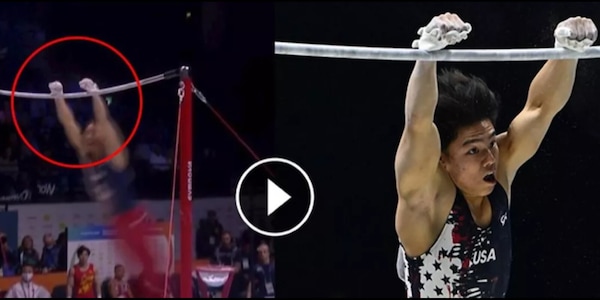 Il gesto del ginnasta alieno che sfida la fisica: il video è clamoroso