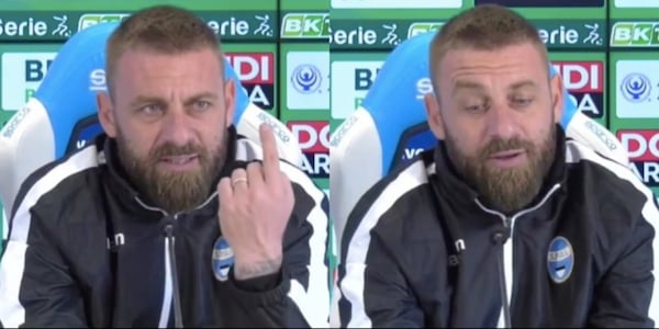 De Rossi e il siparietto con il giornalista: risate in conferenza stampa