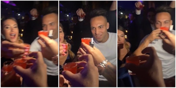 Lautaro Martinez e le foto in discoteca: tifosi dell'Inter contrariati