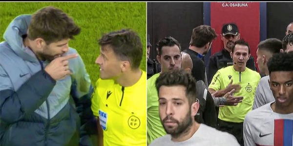 Piqué perde la testa: svelata la volgare frase urlata all'arbitro