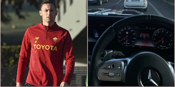 Roma, rubata un'altra auto a Camara. E Matic si ritrova senza volante