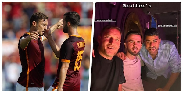 Roma, Totti e Pjanic si ritrovano a cena: "Fratello"