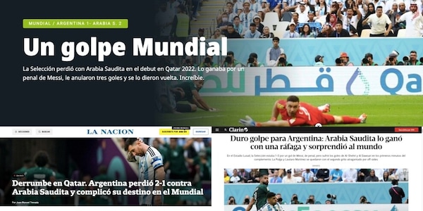 Mondiali, disfatta Argentina all'esordio: la stampa non perdona