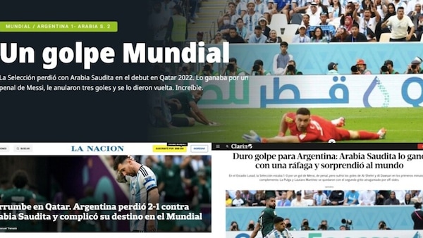 Mondiali, disfatta Argentina all'esordio: la stampa non perdona