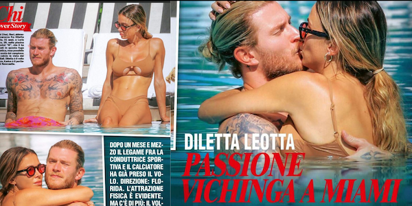 Diletta Leotta e Loris Karius: passione rovente a Miami