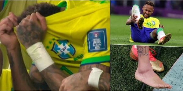 Ansia Brasile, Neymar esce in lacrime: il drammatico pianto in panchina