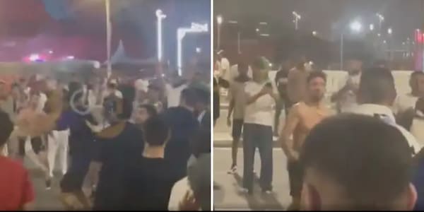 "Messi vaff.." e si scatena la maxi rissa tra tifosi dell'Argentina e del Messico