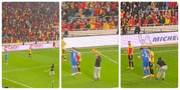 Clamoroso in Turchia: entra in campo e prende a mazzate i giocatori!
