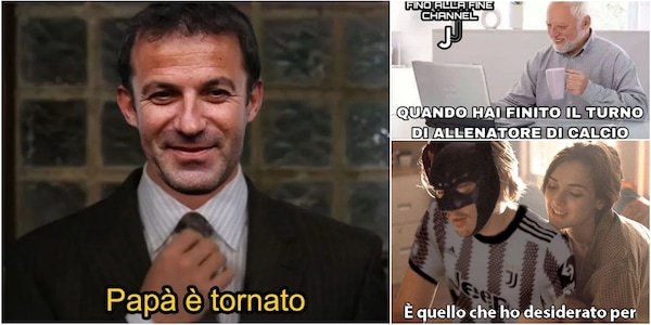 Del Piero e la voce sulla Juve: le ironie sui social FOTO