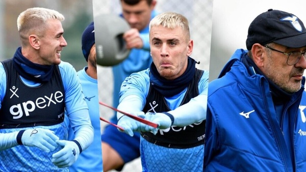 Lazio finalmente in campo. E Patric sorprende con il nuovo look