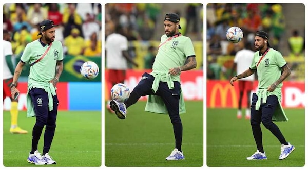 Neymar, numeri in campo con il pallone prima di Camerun-Brasile