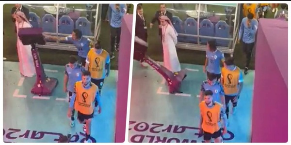 L'Uruguay esce dal Mondiale e Cavani è una furia: gesto clamoroso nel tunnel