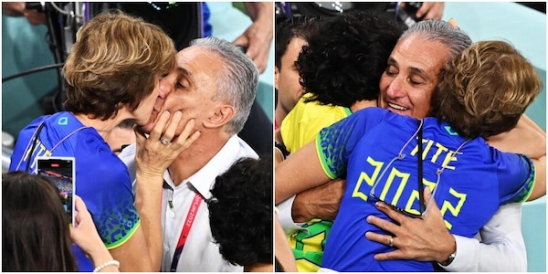 L'amore di Tite: bacio alla moglie prima di Brasile-Corea del Sud