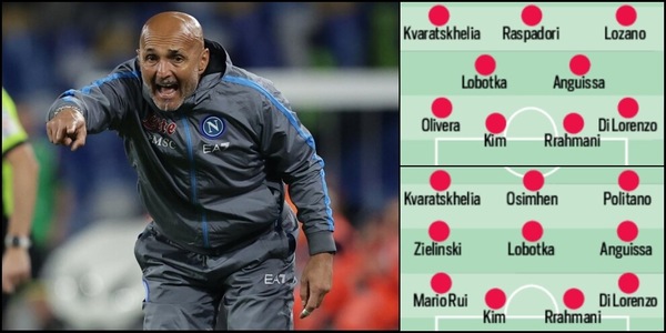 Napoli, le tre soluzioni tattiche di Spalletti per lo scudetto