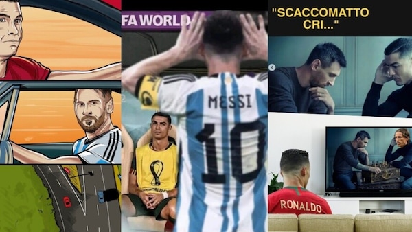 Ronaldo eliminato e Messi esulta: social spietati con CR7