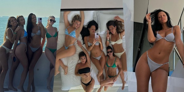Lady Dybala si rilassa con le amiche sullo yacht in attesa della finale FOTO