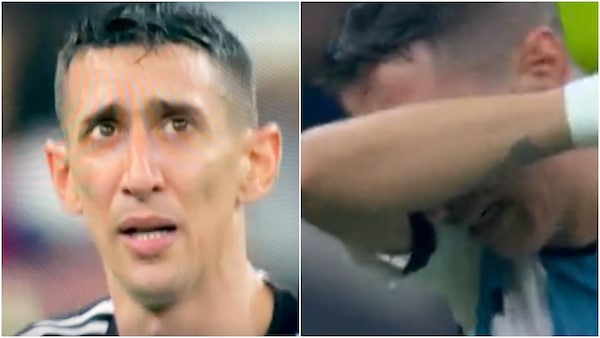 Argentina-Francia, le lacrime di Di Maria durante la finale