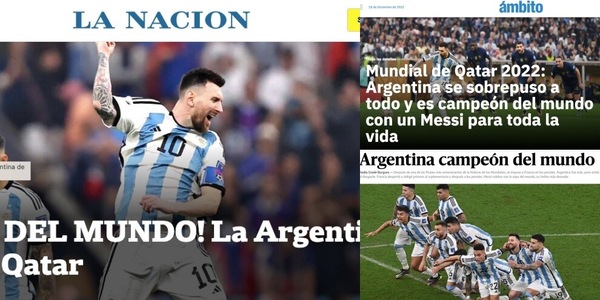 "Messi per tutta la vita": la stampa argentina celebra il trionfo