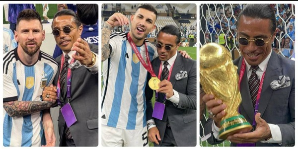 Salt Bae affianco a Messi con la Coppa del Mondo in mano. Il protocollo vietato: "Che ci fa là in mezzo?". Il motivo
