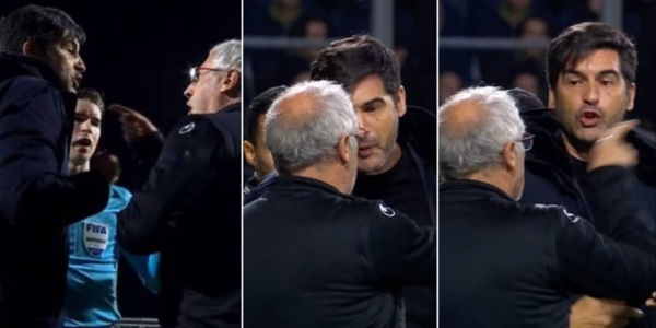 Roma, ti ricordi Fonseca? L'ex allenatore perde la testa durante la partita: feroce battibecco in campo