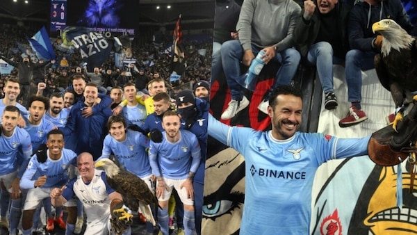 Lazio, super festa sotto la Curva Nord: Pedro scatenato