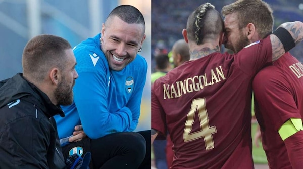 De Rossi e Nainggolan, che coppia! Le foto che emozionano i tifosi della Roma