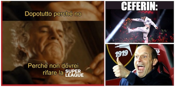 "Ceferin come Blanco a Sanremo": la nuova Superlega scatena i social
