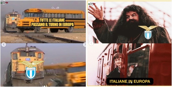 Tutte le italiane qualificate in Europa tranne la Lazio: le ironie si scatenano