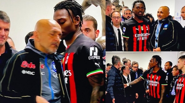 Spalletti, Maldini e Leao: la fotosequenza dell'incredibile discussione